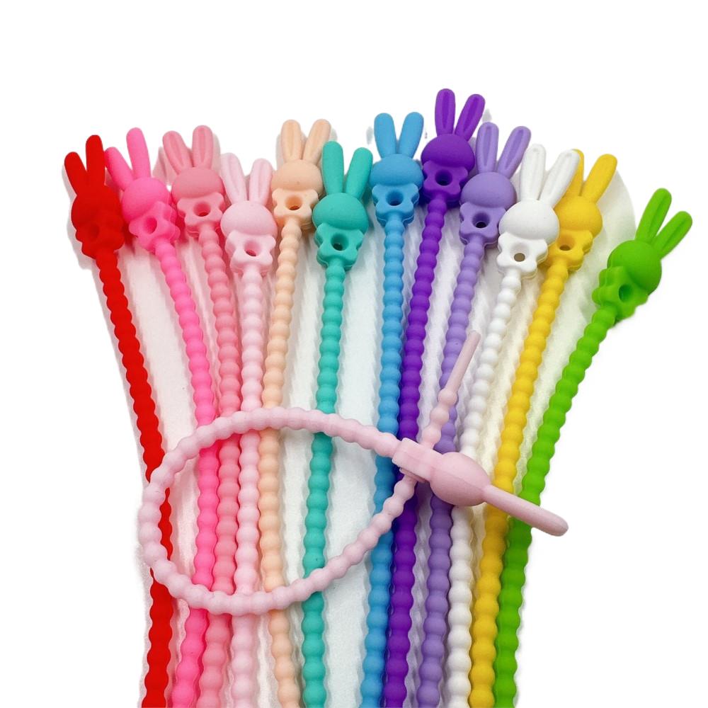Tippet Line - 10Pcs Flower Star Silicone Cable Organizer