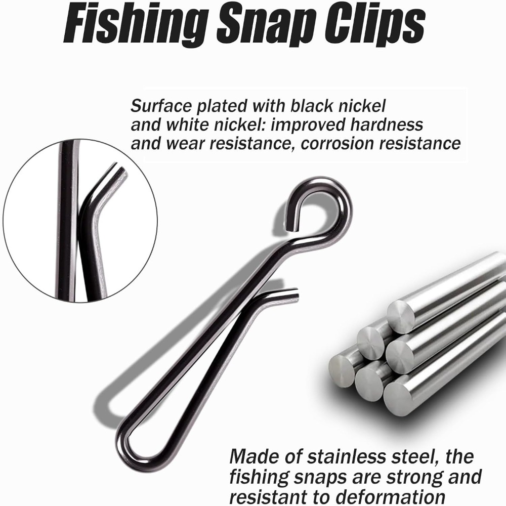100Pcs Stainless Steel Fishing - Freshwater Line recension och pris