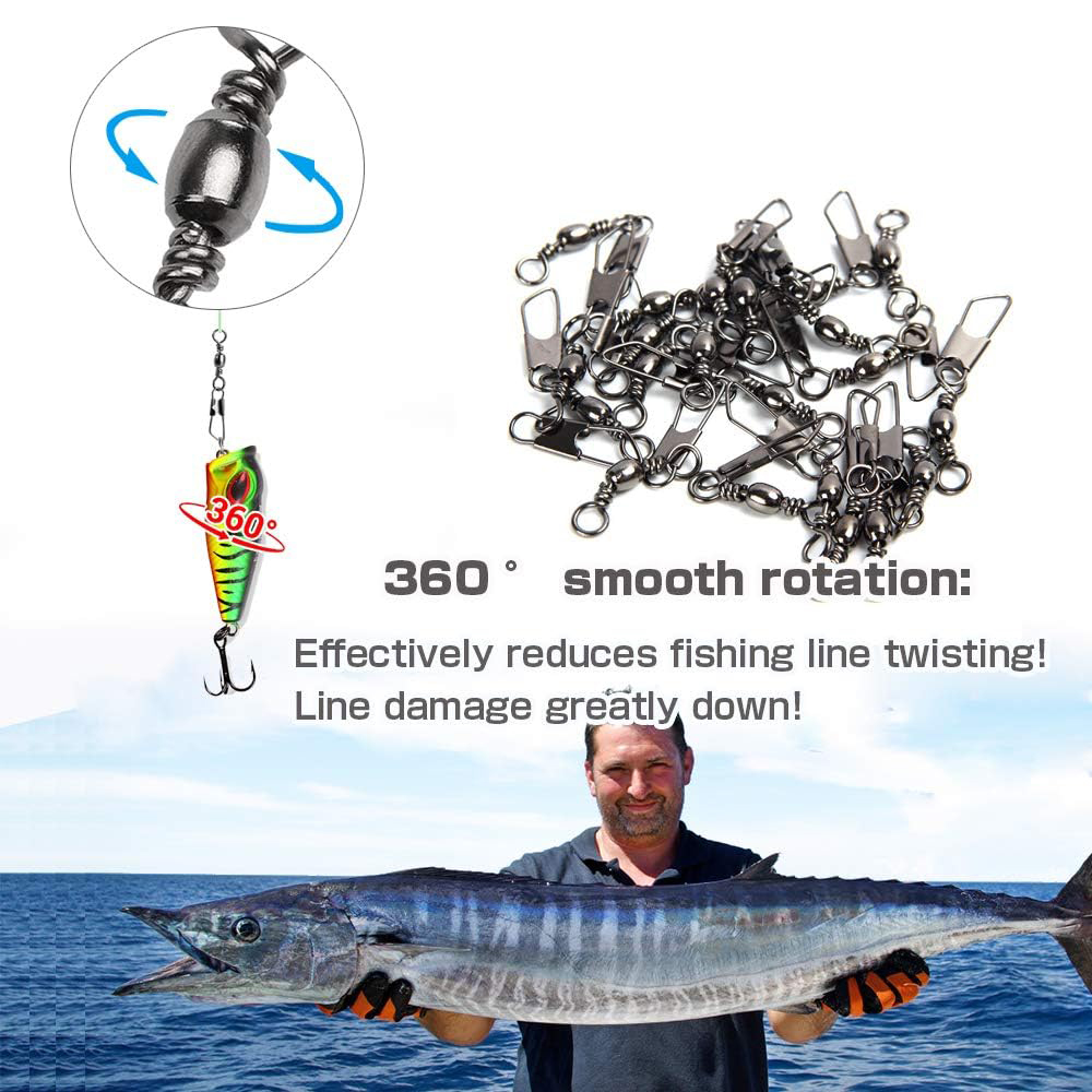 50Pcs Stainless Steel Snap Swi - Freshwater Line recension och pris