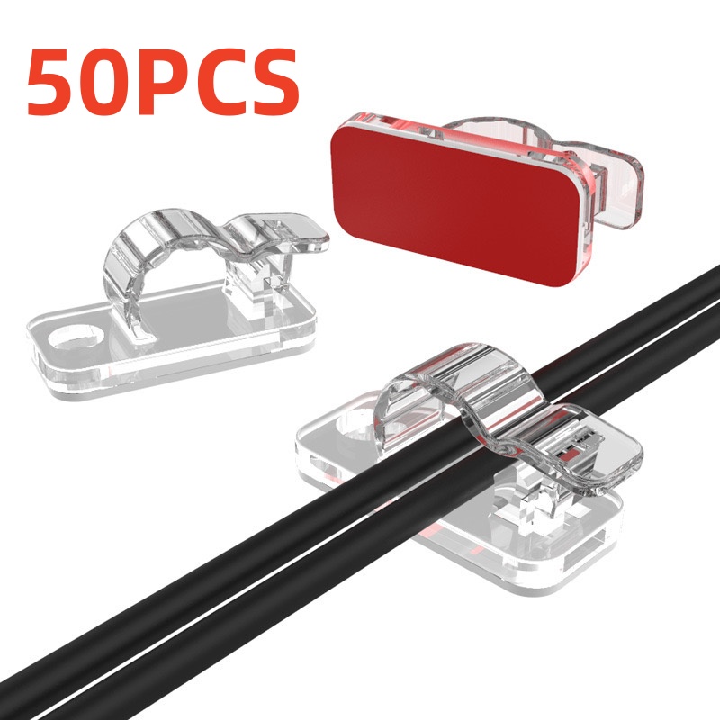 10/50PCS Cable Organizer Clips - Tippet Line recension och pris