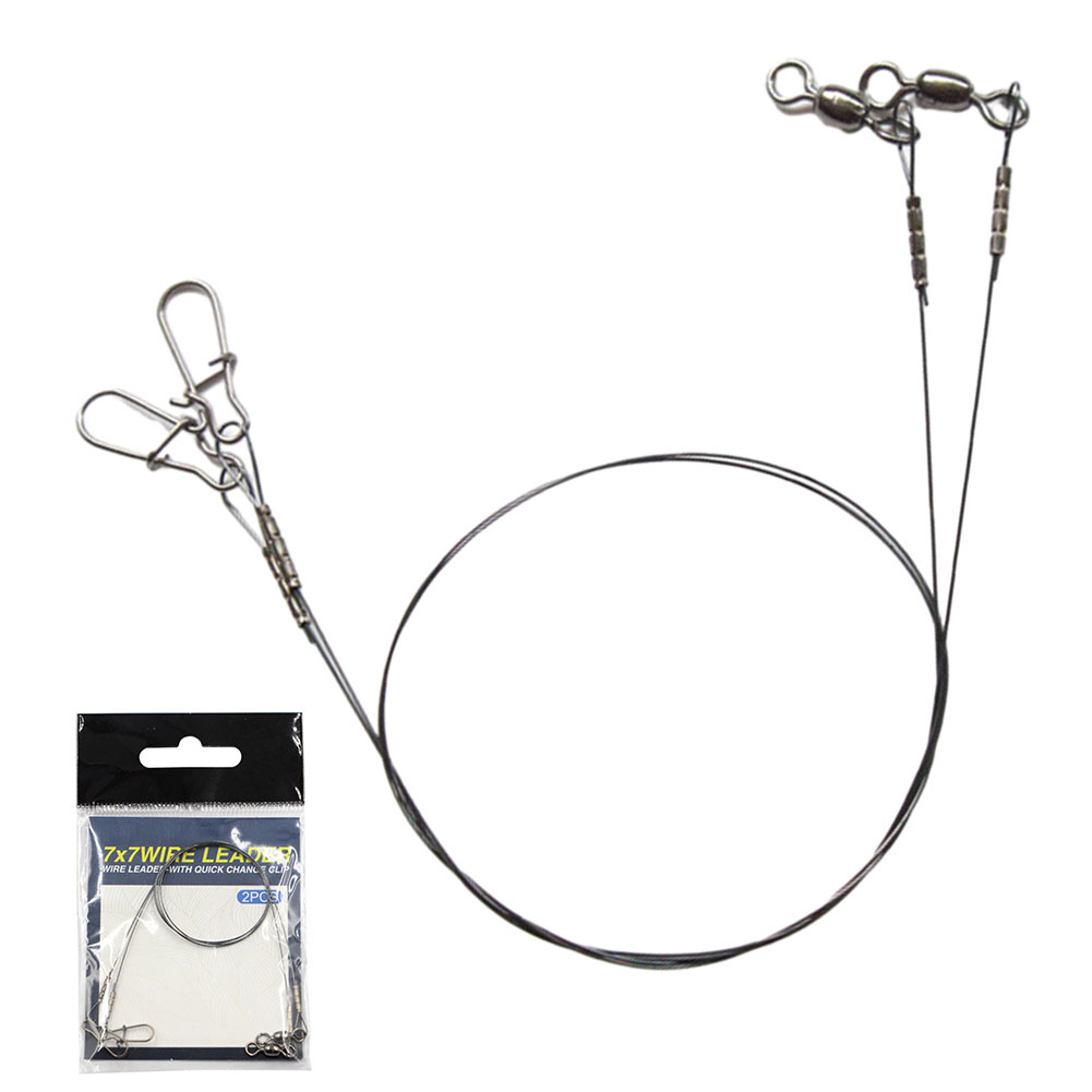 2pc Fishing Titanium Wire Lead - Leader Line recension och pris