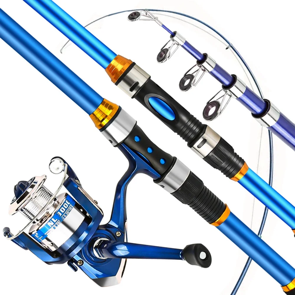 2.1-3.6M Telescopic Glass Fibe - Fishing Line Spooler recension och pris