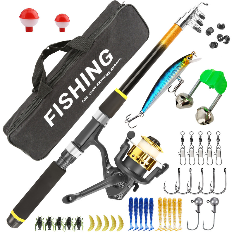 Telescopic Fishing Rod Set Fib - Freshwater Line recension och pris